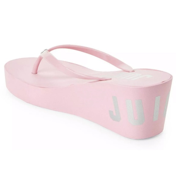 JUICY BY JUICY COUTURE Naomi Wedge PINK Sandals - Picture 5 of 9